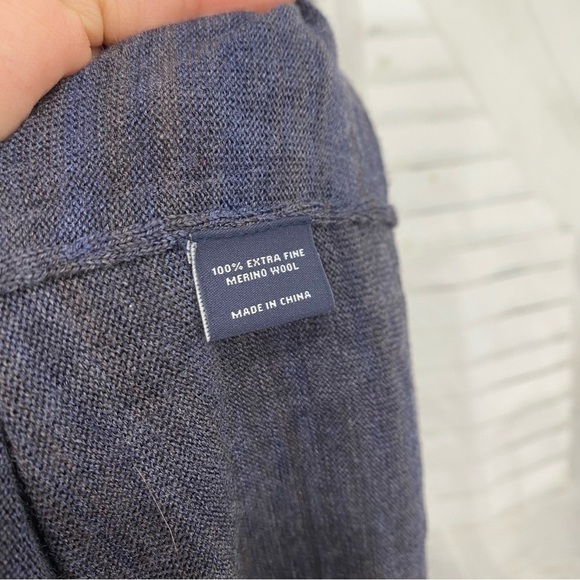 Hart Schaffner Marx Size XL Blue Wool Crew Neck Pullover Sweater Long Sleeve NEW - Picture 10 of 10